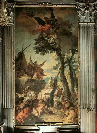 TIEPOLO, Giovanni Domenico The Gathering of Manna Germany oil painting art